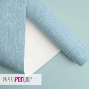 Lino Español para Encuadernación Azul Suave