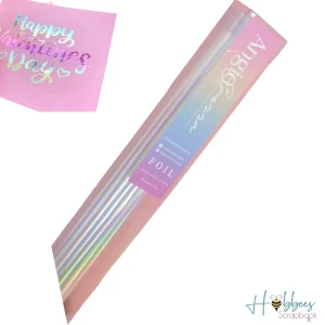 Foil para Tinta Toner Plata Holografica 10m.