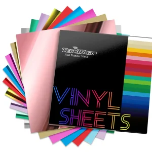 Metallic HTV Sheets Pack / 9 Hojas De Vinil Adhesivo Metálico HTV