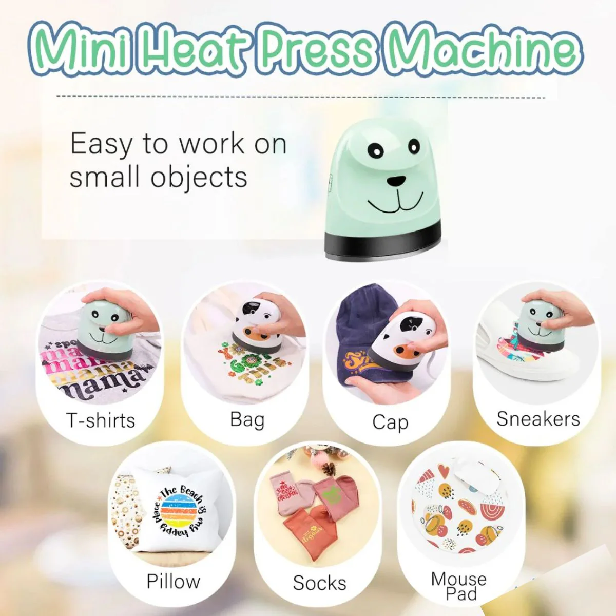 TeckWrap Craft Mini Press / Mini Plancha de Calor - Imagen 3