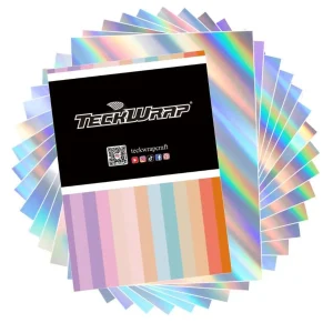 Holo Inkjet Printable Sticker Vinyl / 15 Hojas de Vinil Imprimible Holográfico