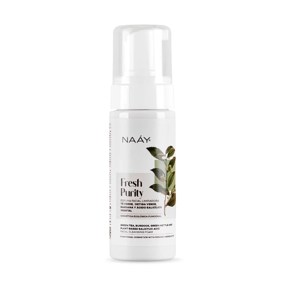 Espuma facial limpiadora natural FRESH PURITY 150 ml. Náay Botanicals