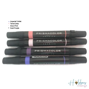 Premier Marker Set / 4 Marcadores de Alcohol Rosas y Lilas