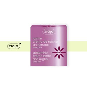 Jazmín crema facial de noche antiarrugas