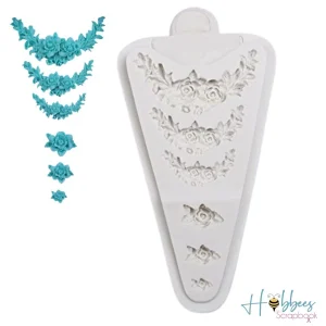 Molde de Silicón de Ramos de Rosas