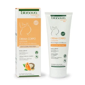 Loción corporal nutritiva de Argán y Albaricoque Mamá 200 ml. Bionova mamá