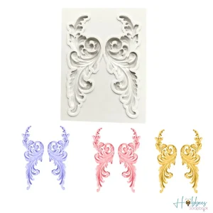 Molde de Silicón de Figuras Barrocas Europeas