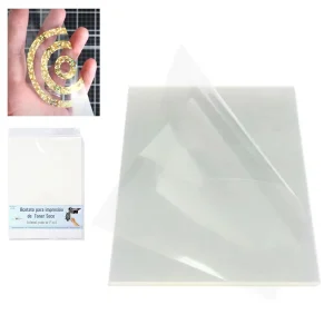 20 Hojas de Acetato para Impresión Láser