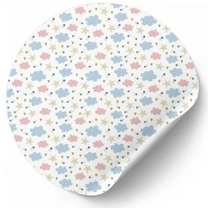 Lino Estampado Español para Encuadernación Clouds and Stars