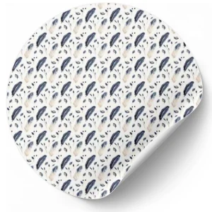 Lino Estampado Español para Encuadernación Feathers