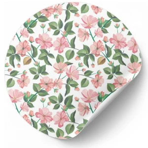 Lino Estampado Español para Encuadernación Floral