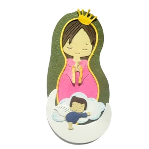 Suaje Virgencita con Angelito