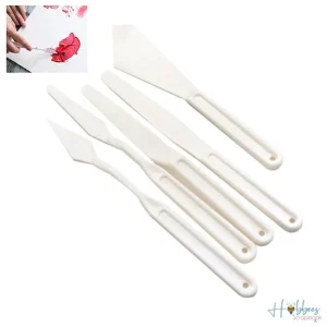 Plastic Knife Set / Set 5 de Espátulas de Plástico