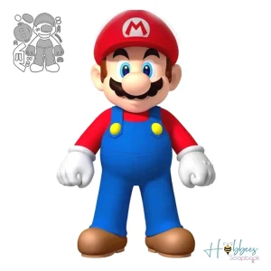 Suaje de Mario Bros Cuerpo Entero