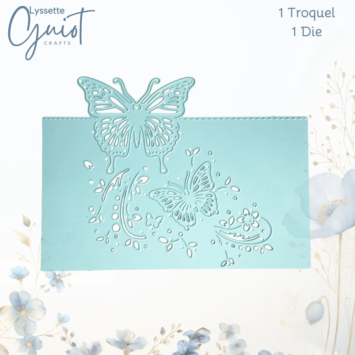 Troquel de Tarjeta de Mariposa Pop-up