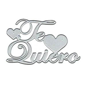 Suaje de Te Quiero con Corazones