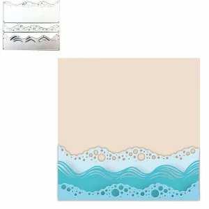 3 Suajes de Bordes para Hacer Olas de Mar