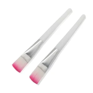 2 Pinceles Planos con Cerdas Rosa