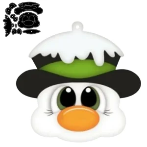 Suaje de Adorno de Pingüino
