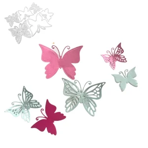 Suajes de 6 Mariposas