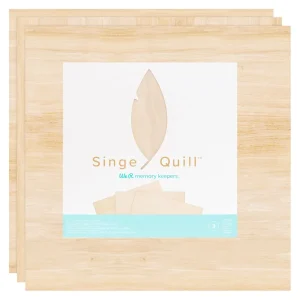 Singe Quill Veneer Sheets 8" / Láminas de Chapa de Madera