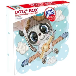 Art Box Kit Top Flight  / Pintura con Diamantes Avioncito