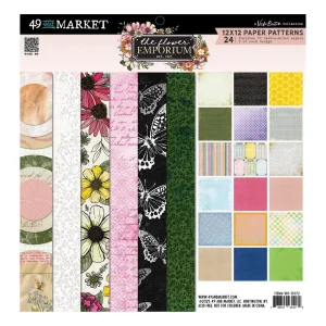 Pack The Flower Emporium 12" / 24 Hojas de Papel Emporio de Flores