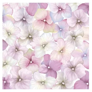 Servilleta de Papel Pink Hydrangea Pattern #229