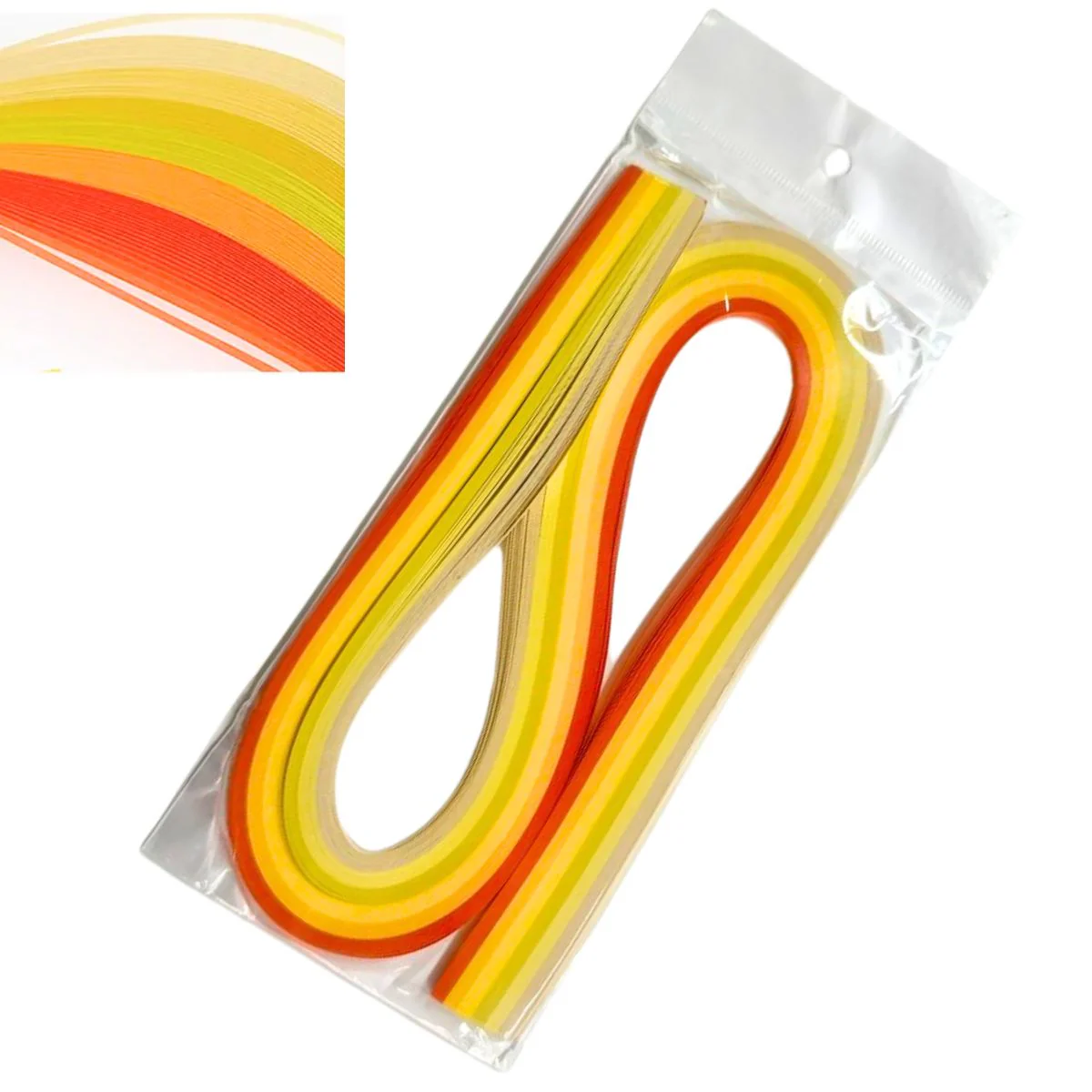 Tiras de Papel para Filigrana Colores Amarillo