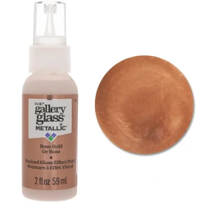 Gallery Glass Paint Rose Gold / Pintura para Vitral Oro Rosa