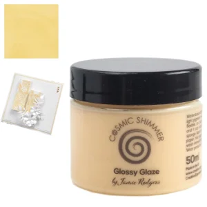 Cosmic Shimmer Glossy Glaze Daydream Yellow / Gel de Textura Amarillo