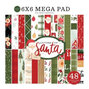 Letters to Santa Paper Pad 6 " / Bloc de Papel Navideño