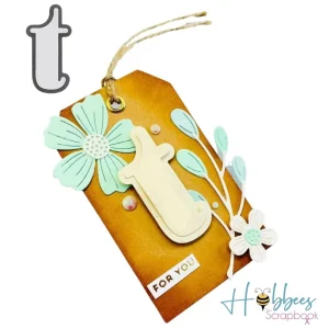 Suaje de Letra T Minúscula Con Contorno