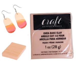 Oven-Bake Clay Peach / Arcilla para Hornear Durazno