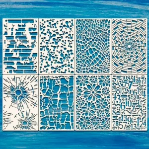 8 Esténciles de Texturas