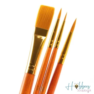 Gold Taklon Value Pack Brush Set / Juego de Brochas Tlakon