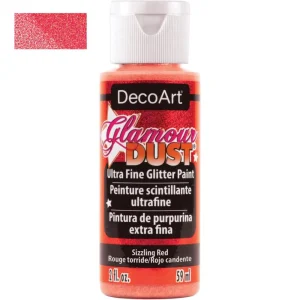 Glamour Dust Glitter Sizzling Red / Pintura con Purpurina Rojo Chispeante