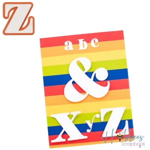 Suaje de Letra Z Minúscula Con Contorno