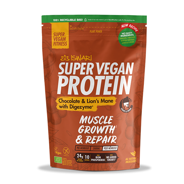 Super Vegan Protein Chocolate & Lion’s Mane con Digezyme