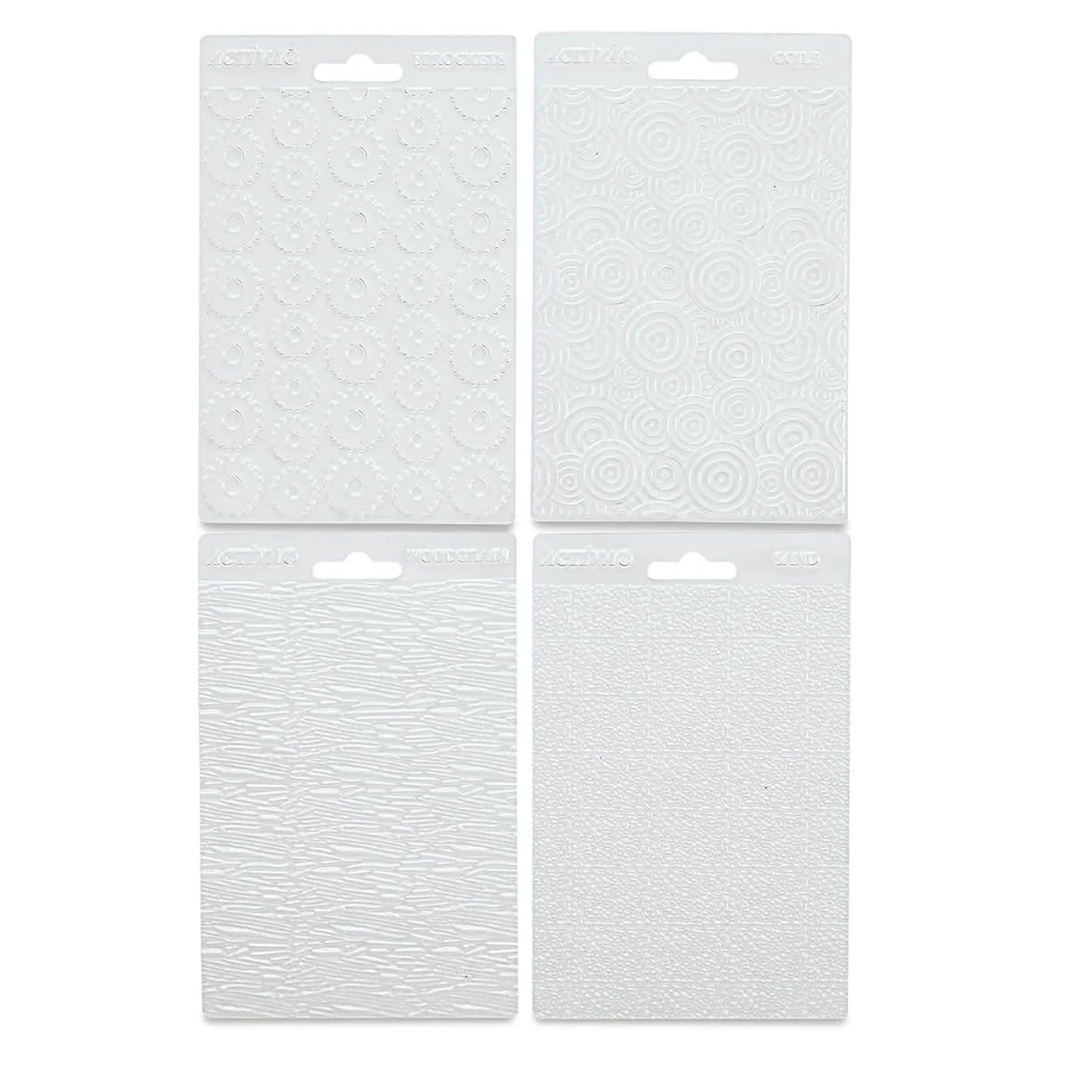 Activ-Tools Texture Sheets / 4 Hojas Texturizadoras para Arcilla - Imagen 3